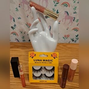 Lot Of High End Lip Gloss Liner & Lipstick w/ Eyelash Cosmetic Makeup Beauty